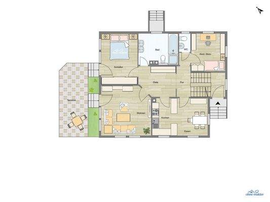 Grundriss Erdgeschoss