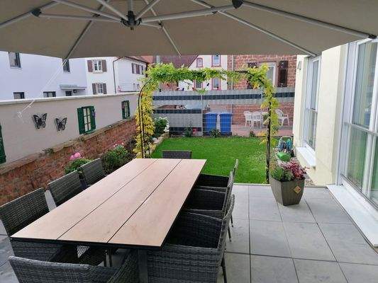 Ausblick in den Garten