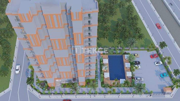 Stylish Apartments in a Complex with Facilities in Erdemli, Mersin