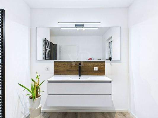 Modernes barrierefreies Duschbad