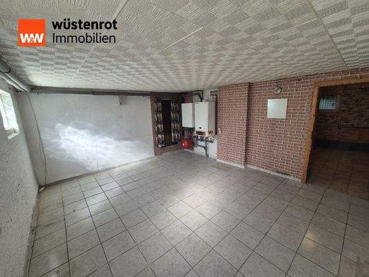 Kellerraum mit Gasheizung