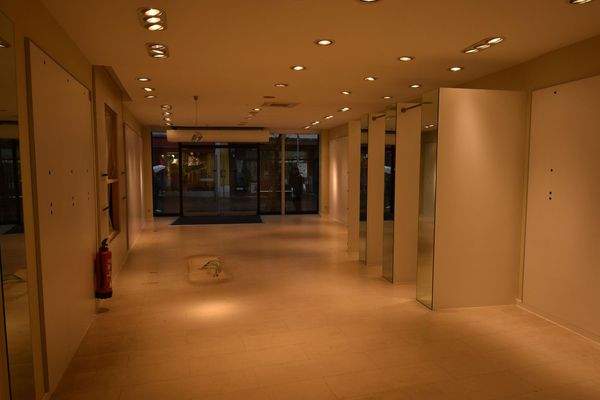 Verkaufsraum zum Ausgang 