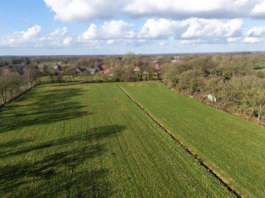 Blick auf das Grundstück