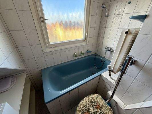 Badezimmer im Dachgeschoss