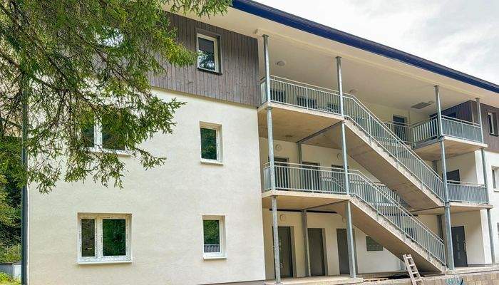 Außenaufgang zu den Wohnungen