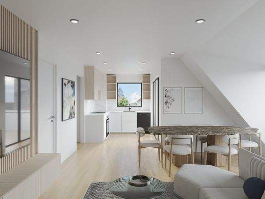 3Rd floor Kichen_Living room 