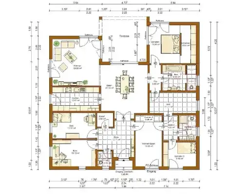 Grundriß Liberty XL mit ELW (Alternative)