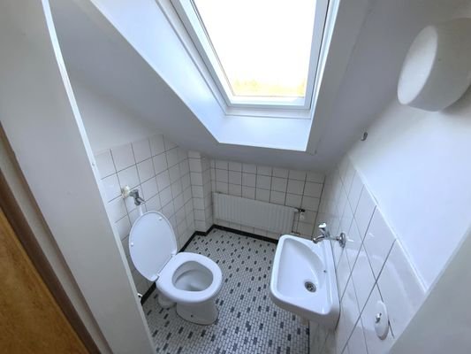 WC im Dachgeschoss