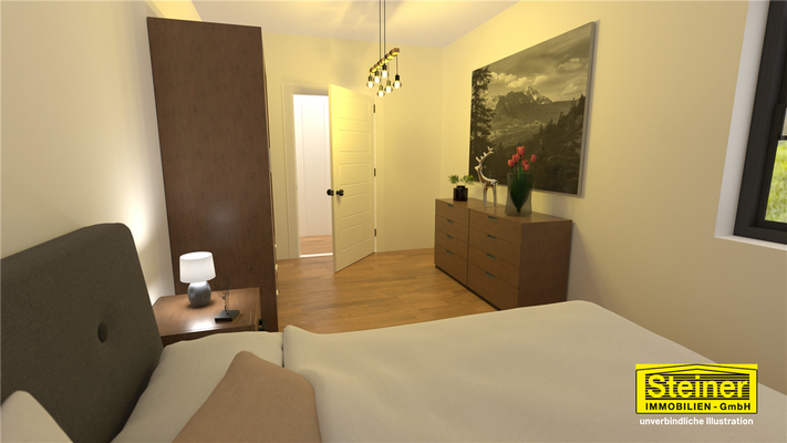 Illustration Schlafzimmer