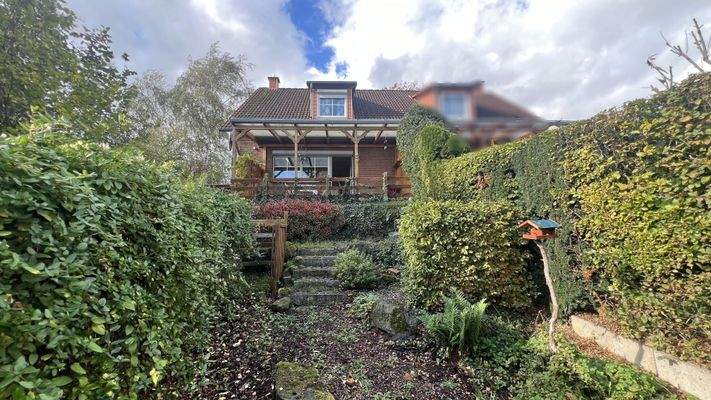 Hinteransicht vom Garten