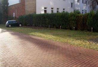 Ansicht 1. PKW-Stellplätze