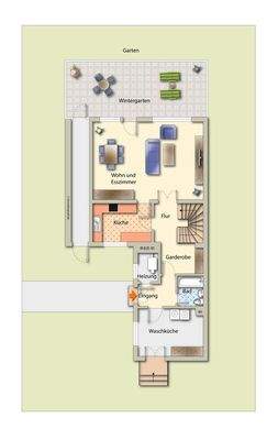 Hinterhaus-Erdgeschoss