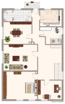 Grundrissskizze Wohnung