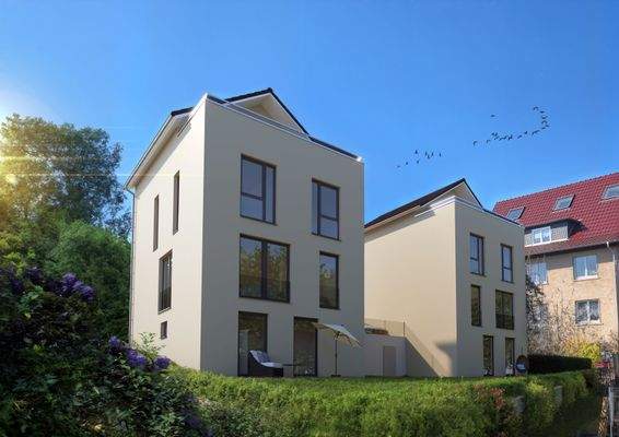 Loggia mit Blick auf Erfurt