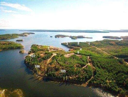 Luftaufnahme Parzellierung Blickrichtung Meer