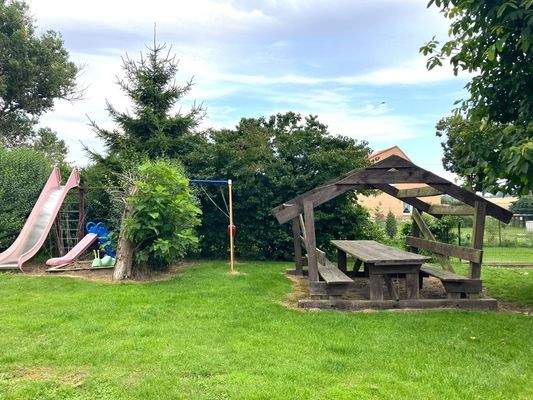 Grill-und Spieleecke