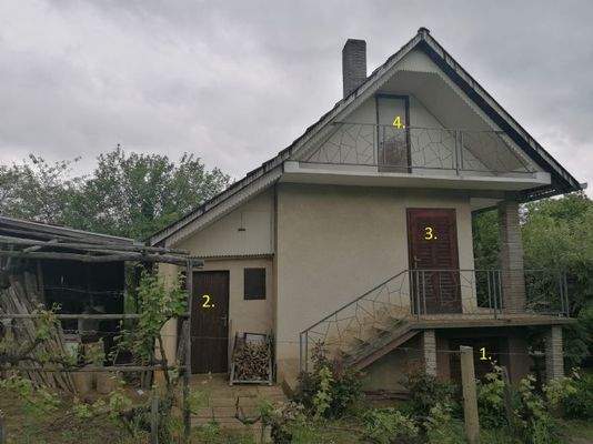 1.Keller 2.Presshaus 3.Erdgeschoß 4.Dachgeschoß