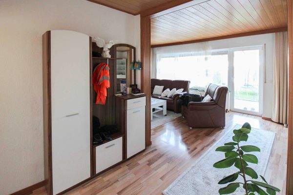 Blick ins Wohnzimmer