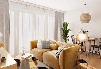 Ein helles, geräumiges Wohnzimmer