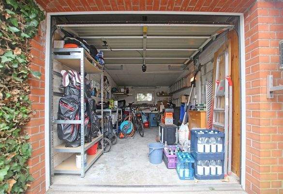 Blick in die Garage