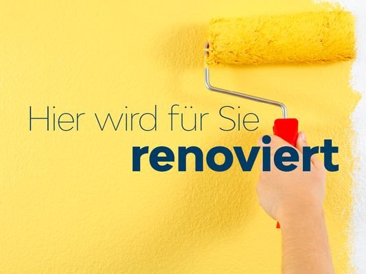 Hier wird für Sie die Wohnung renoviert