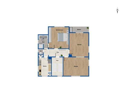 Grundriss 1. Obergeschoss