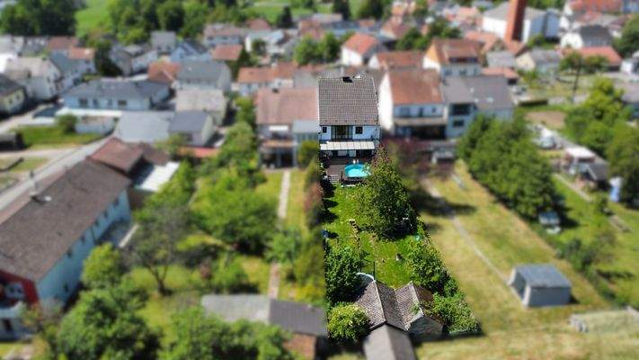 Rückansicht, Garten