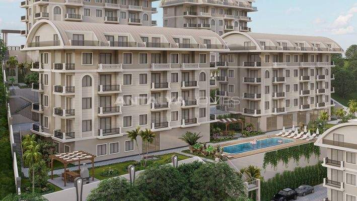 Apartments Within Walking Distance to the Beach in Alanya Konaklı