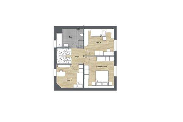 021 - Grundrissplan Dachgeschoss