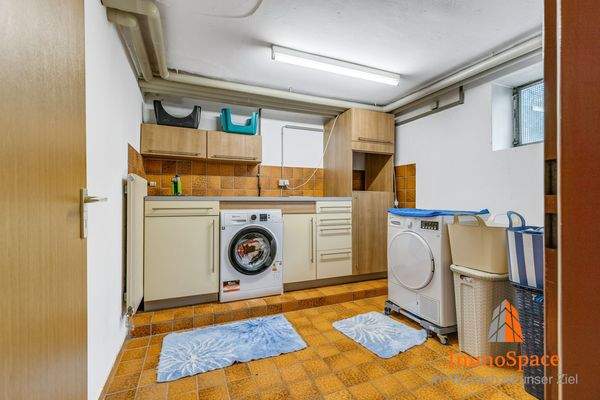 Blick in den Waschraum