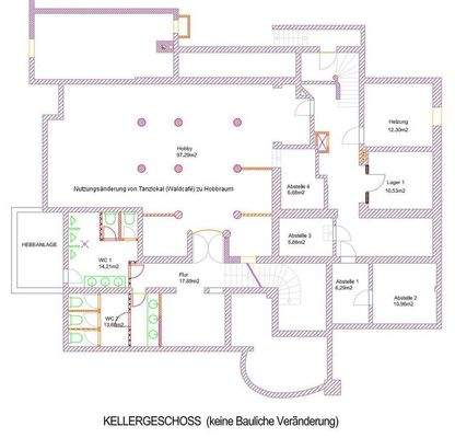 UG, ehemals Disco, kernsaniert