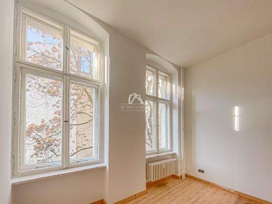 schöne Fensterfront