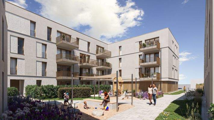 Perpsektive Innenhof