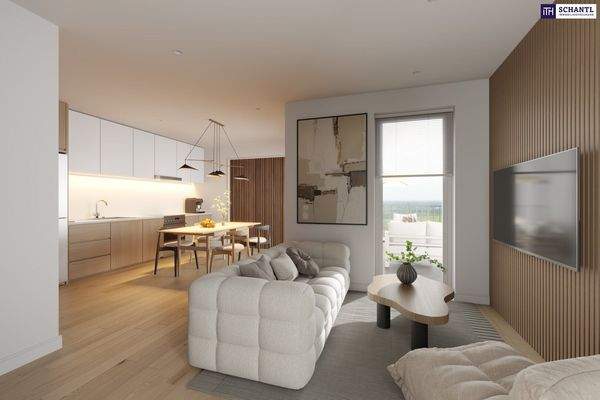 Visualisierung Wohnküche, Beispiel