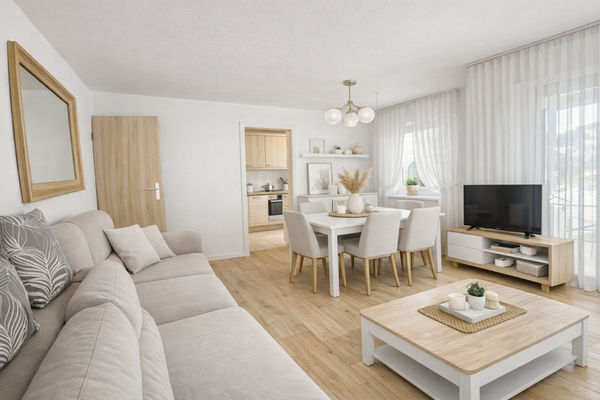 Wohn-/Esszimmer Einrichtungstipp  KI