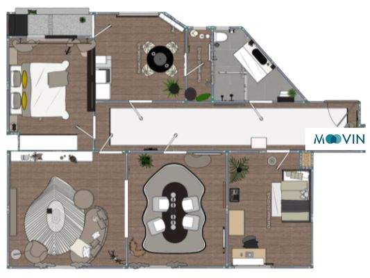 2D-Ansicht Grundriss