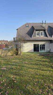 Rückseite mit Garten