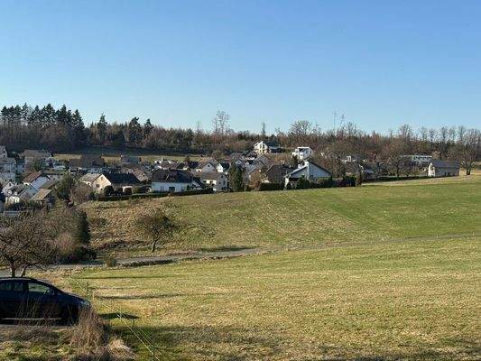 Blick auf das Neubaugebiet