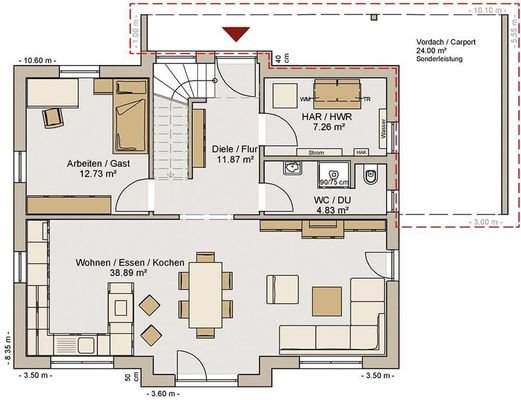 EFH-146-35-150 - Grundriss EG