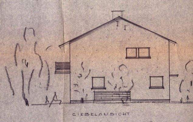 Grundrisse Giebelansicht