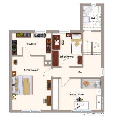 Grundriss Obergeschoss