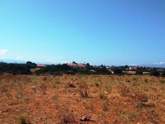 Kreta, Stavros: Grundstück zu verkaufen, nur wenige Meter vom Strand entfernt