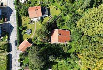 Grundstück aus der Vogelperspektive