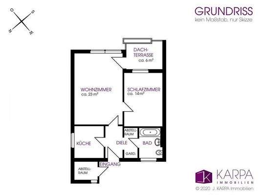 Grundris Wohnung 6