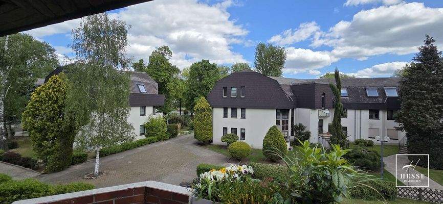 Blick vom Balkon