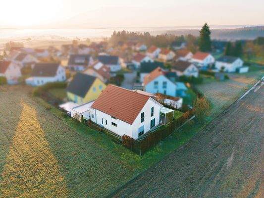Hausansicht Drohne