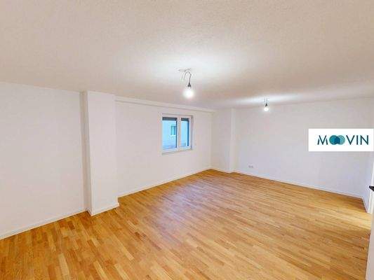 Ansicht II: Wohn- und Esszimmer