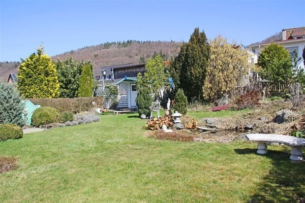 idyllische Gartenanlage