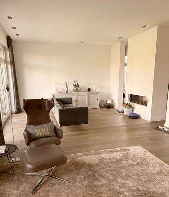 Wohnbereich mit Kamin