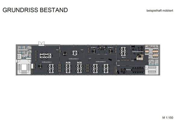Grundriss Bestand möbliert